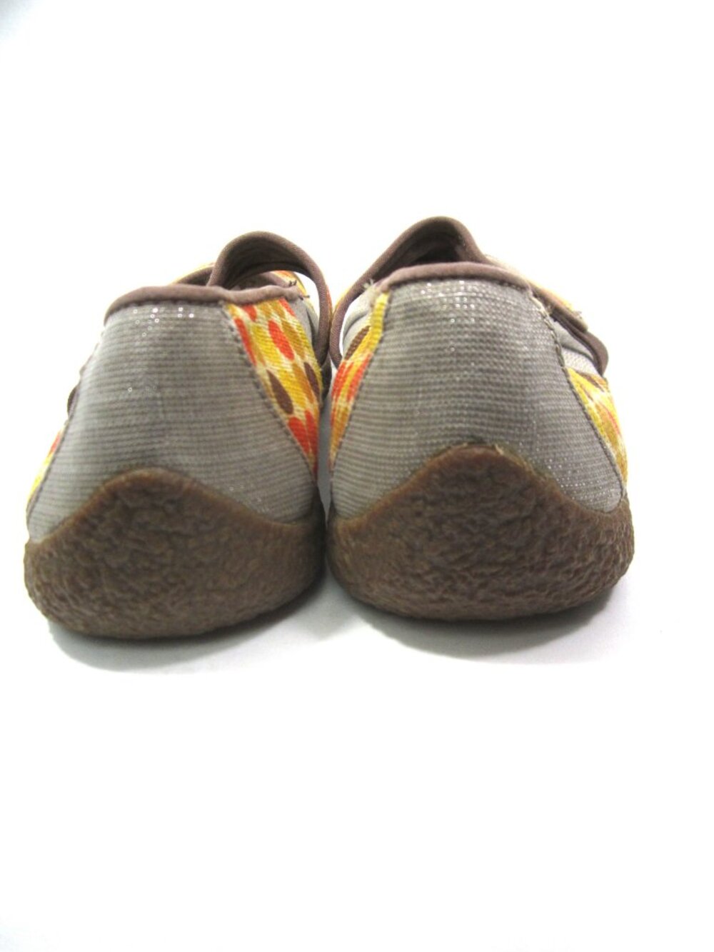 Keen Size 9.5 M Harvest Mary Jane Yellow Mustard Orange Brown Dots Metallic - Picture 7 of 10